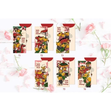 Flash Sale 10 Bao Lì Xì Tết Giấy Kraft Nhật Cao Cấp - Siêu Đẹp, Giá 25.000đ 2