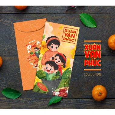 Flash Sale 10 Bao Lì Xì Tết Siêu Đẹp Giấy Kraft Nhật Cao Cấp - Giá chỉ 25.000đ 5