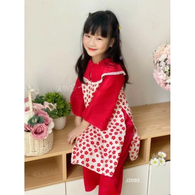 Flash Sale Áo Dài Hoa Cách Tân Bigsize 12-29kg Cho Bé Gái - Thiết Kế Cao Cấp Giá 228.990 VND 3
