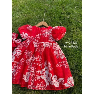 [FLASH SALE] Đầm công chúa hoa nơ đỏ bé gái 12-40kg Trung Thu Noel, giá 249.900₫ 9