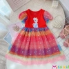 FLASH SALE Đầm voan Elsa bé gái, màu cầu vồng, thiết kế cao cấp, size 10‑40kg, giá 219.300đ