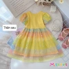 FLASH SALE Đầm voan Elsa bé gái, màu cầu vồng, thiết kế cao cấp, size 10‑40kg, giá 219.300đ 6