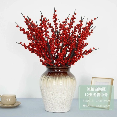 Flash Sale Đào Đông Đỏ 90cm Trang Trí Tết May Mắn - Giá Chỉ 59.000₫