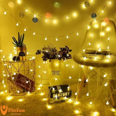 Flash Sale Đèn Nháy Bọt Bi 10m Đủ Màu - Trang Trí Cây Tết 2.023 Giá 70k