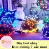 [Flash Sale] Đèn Nháy Kim Cương Q8 10m Đổi Màu Nút Bấm Trang Trí Cây Tết 2.023 2