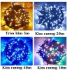 [Flash Sale] Đèn Nháy Kim Cương Q8 10m Đổi Màu Nút Bấm Trang Trí Cây Tết 2.023 4