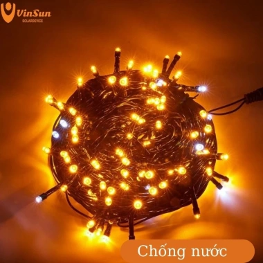[Flash Sale] Đèn Nháy Kim Cương Q8 10m Đổi Màu Nút Bấm Trang Trí Cây Tết 2.023 7