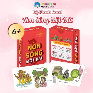 Flashcard Non Sông Một Dải - Thẻ Học Thông Minh, Giá chỉ 63.200 VND, giảm 15%