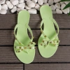 Flip-Flops Nơ Đinh Tán Mùa Hè Nữ Đế Phẳng Đi Biển - Giá giảm 23% 99.441₫ 10