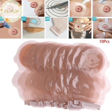 FLYUP 10 Túi Đóng Cửa Trẻ Em - Túi Colostomy Một Mảnh, Chăm Sóc Stoma An Toàn, Giá 277.500₫ 7
