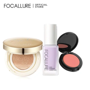 Focallure Bộ Trang Điểm 3 trong 1: Cushion, Kem Lót, Má Hồng - Giá 379k