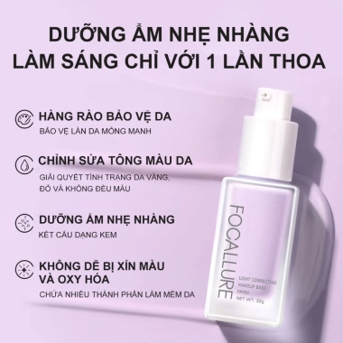 Focallure Bộ Trang Điểm 3 trong 1: Cushion, Kem Lót, Má Hồng - Giá 379k