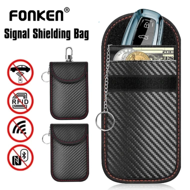 Fonken Túi Chặn RFID cho Chìa Khóa & Thẻ Tín Dụng - Vỏ Carbon Chống Trộm 68.200₫