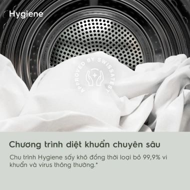 Free giao lắp Máy sấy bơm nhiệt Electrolux 8kg UltimateCare trắng Giá 18.15 triệu