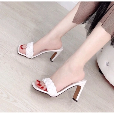 Free ship 50k Dép guốc quai tết bím gót dẹt 9p, siêu mềm êm chân, chỉ 109.890₫
