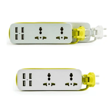 FREE SHIP Phích Nối Đa Năng 3-Ổ Cắm Du Lịch Dây Dài Quấn Gọn Có Sạc USB Giá Rẻ 49k