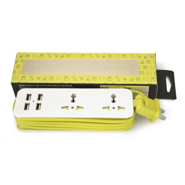 FREE SHIP Phích Nối Đa Năng 3-Ổ Cắm Du Lịch Dây Dài Quấn Gọn Có Sạc USB Giá Rẻ 49k