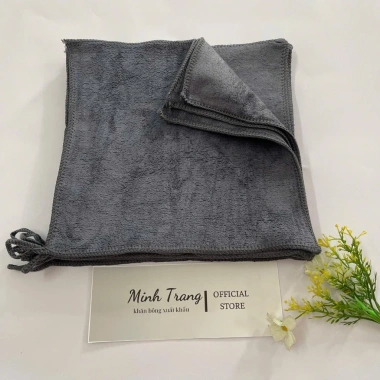 Free ship toàn quốc Set 10 khăn đa năng microfiber 25x25cm siêu mềm siêu thấm - làm móng, lau bếp 5