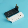 FREESHIP 4 Trong 1 Ổ Cắm Tường Nối Dài EU 180 Độ Cắm Adapter Du Lịch Di Động 2