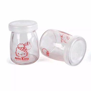 FREESHIP Bộ 12 hũ thủy tinh đựng sữa chua – Giá chỉ 47.5k, an toàn, tiện lợi