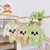 Freeship: Bộ dài tay bé thun tăm mỏng mát, họa tiết 3 màu cho bé 6‑16kg dưới 3 tuổi, chỉ 34.200₫ 2