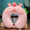 [FREESHIP] Gối chữ U cao su non 100% - kê cổ thoải mái cho lái xe, máy bay, văn phòng - Giá chỉ 75.000 VND 9