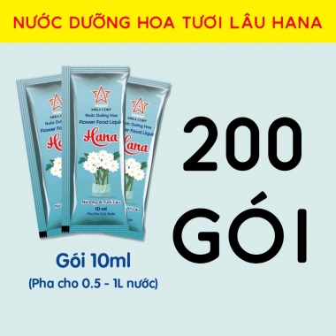 Freeship Nước Dưỡng Hoa Hana 50-100-200g Giữ Hoa Tươi Lâu Không Thối Nước 89.900 VND 9