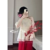 FREESHIP Set Áo Tơ Xoè Đinh Nút Bọc Mặc Tết Đi Chùa - Giá 239k 2