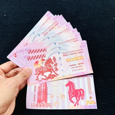 FREESHIP Tiền Hình Con Ngựa Macao 1 Triệu Lưu Niệm Lì Xì Tết Bình Ngọ 2.026 Giá chỉ 4.664₫