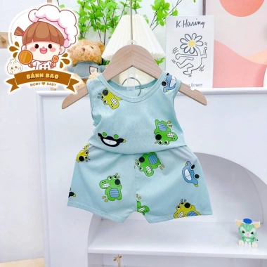 Freeship và Voucher Bộ Ba Lỗ Thun Tăm Lạnh Trắng Họa Tiết Mùa Hè Thoải Mái Cho Bé 6‑17kg Giá Ưu Đãi 24.200₫ 6