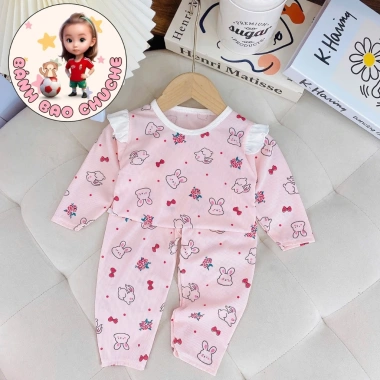Freeship và Voucher Bộ Dài Tay Thun Họa Tiết Dễ Thương 6-16Kg Giá 30.200₫