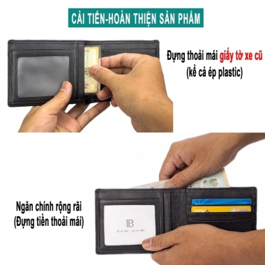 FREESHIP Ví Da Nam Cao Cấp Thời Trang - Bóp Nam Đẹp Đẳng Cấp, BH 12 Tháng - VIDABO 4