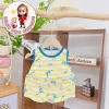 Freeship + Voucher Bộ Ba Lỗ Thun Tăm Lạnh Thoáng Mát Họa Tiết Cute cho Bé 6-16Kg 23.200₫ 6