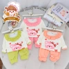 Freeship + Voucher Bộ Dài Tay Bé Gái Cotton Dày Cổ Bèo, Vải Đẹp Họa Tiết Đáng Iu 6-16Kg Dưới 3 tuổi - Giá 43.200 2