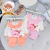 Freeship + Voucher Bộ Dài Tay Bé Gái Cotton Dày Cổ Bèo, Vải Đẹp Họa Tiết Đáng Iu 6-16Kg Dưới 3 tuổi - Giá 43.200 4