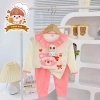 Freeship + Voucher Bộ Dài Tay Bé Gái Cotton Dày Cổ Bèo, Vải Đẹp Họa Tiết Đáng Iu 6-16Kg Dưới 3 tuổi - Giá 43.200 7