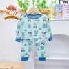 Freeship + Voucher Bộ Dài Tay Bé Thun Lạnh Hoa Tiết Mini 6-16Kg Thu Đông Dưới 3 tuổi 6