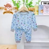 Freeship + Voucher Bộ Dài Tay Bé Thun Lạnh Hoa Tiết Mini 6-16Kg Thu Đông Dưới 3 tuổi 8