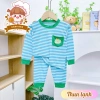 Freeship + Voucher Bộ Dài Tay Bé Thun Lạnh Hoa Tiết Mini 6-16Kg Thu Đông Dưới 3 tuổi 10