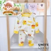 Freeship Voucher - Bộ Dài Tay Bé Thun Tăm Lạnh Trơn, Cổ Nút, Thoáng Mát 6-16kg - 37.750₫ 7