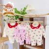 Freeship + Voucher Bộ Dài Tay Bé Trai Bé Gái Thun Tăm Lạnh Siêu Thoáng Mát Họa Tiết Hoạt Hình 6-16Kg Giá 29.200₫ 4