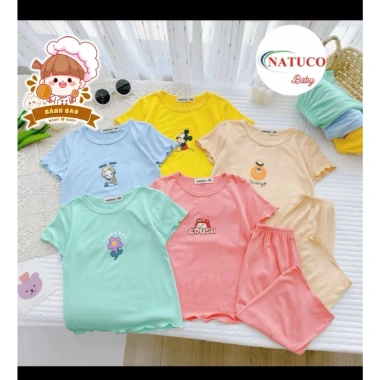 Freeship Voucher Bộ Dài Tay Bé Trai Gái Thun Lạnh Họa Tiết Noel Đáng Iu Siêu Thoáng Mát 6-16kg Giá 33.200₫ 3