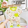 Freeship Voucher Bộ Dài Tay Bé Trai Gái Thun Lạnh Họa Tiết Noel Đáng Iu Siêu Thoáng Mát 6-16kg Giá 33.200₫ 8