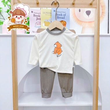 Freeship + Voucher: Bộ Dài Tay Thun Tăm Lạnh Siêu Thoáng Mát 6-16Kg Giá 28.200đ 3 Freeship + Voucher: Bộ Dài Tay Thun Tăm Lạnh Siêu Thoáng Mát 6-16Kg Giá 28.200đ 3