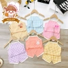 Freeship Voucher Bộ Dây Thun Tăm Lạnh Cute Thoáng Mát Bé Gái 4-15Kg Giá 23.200 VND 2