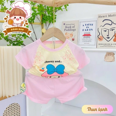 Freeship + Voucher Bộ Đồ Cọc Tay Thun Lạnh 6-16 Kg Cho Bé Trai và Bé Gái - Thoải Mái, Thoáng Mát, Giá 42.750 VND 3