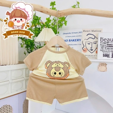 Freeship + Voucher Bộ Đồ Cọc Tay Thun Lạnh 6-16 Kg Cho Bé Trai và Bé Gái - Thoải Mái, Thoáng Mát, Giá 42.750 VND 9