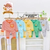 Freeship + Voucher Bộ Đồ Dài Tay Thun Lạnh Sọc In Hình Con Vật Dễ Thương 6-16kg Trẻ Dưới 3 Tuổi Giá 41.200 VND