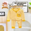 Freeship + Voucher Bộ Đồ Dài Tay Thun Lạnh Sọc In Hình Con Vật Dễ Thương 6-16kg Trẻ Dưới 3 Tuổi Giá 41.200 VND 9