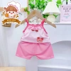 Freeship Voucher Bộ Hai Dây Hoạt Hình Vải Thun Lạnh Bé Gái 6-17kg Thoáng Mát 9